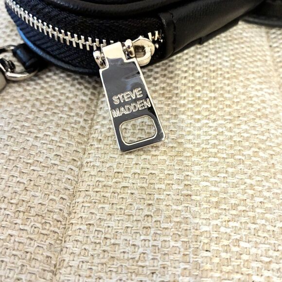 Steve Madden Black Airpods Case with Crossbody Strap - Picture 3 of 5